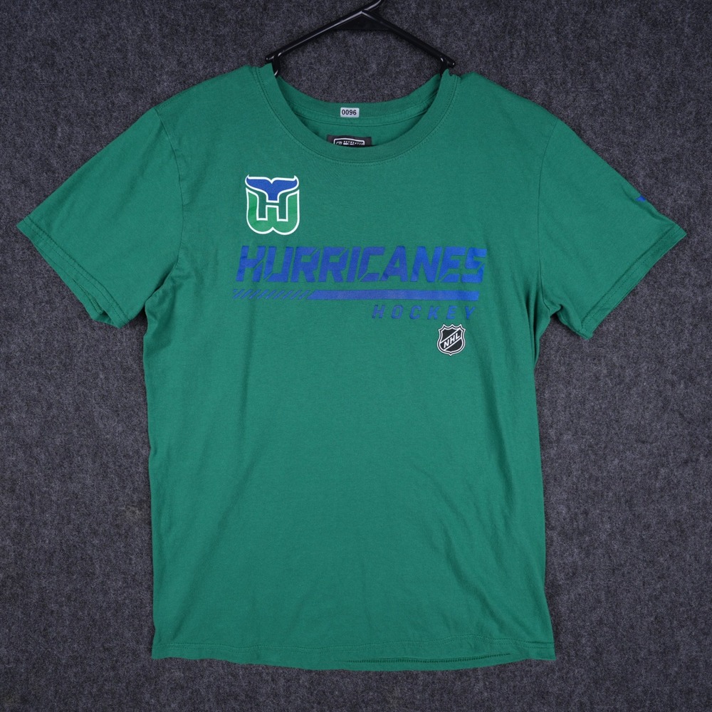Fanatics NHL Carolina Hurricanes Hartford Whalers Shirt Mens M Green Excellent